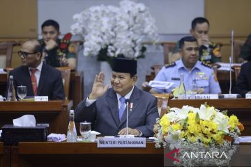 Rapat kerja Komisi I DPR dengan Menhan bahas RUU kerja sama bidang pertahanan