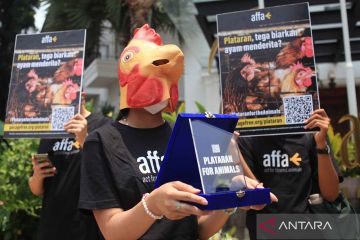 Aksi solidaritas perlindungan satwa di Jakarta