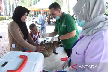 Vaksinasi rabies di Jakarta Timur mencapai 80,2 persen 