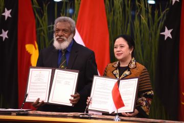 Puan tekankan solidaritas Melanesia saat bertemu parlemen Papua Nugini