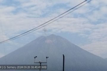 Aktivitas Gunung Semeru masih didominasi gempa erupsi