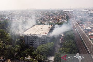 Gedung Bakamla kebakaran