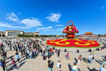 Sebagian daerah di China nikmati cuaca cerah saat libur Hari Nasional