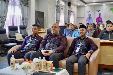 FOTO - Anggota DPRD Balangan hadiri pelantikan pengurus BPC HIPMI Balangan