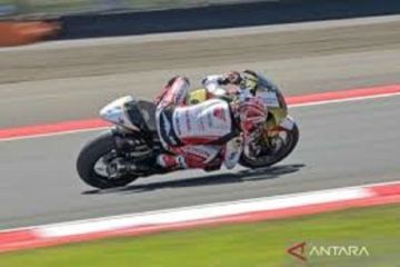 Mario Aji nyaris raih poin di Moto2 GP Argentina