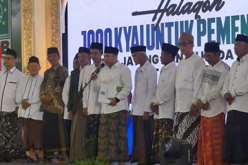 Cawagub Jateng Taj Yasin terima deklarasi 1000 kyai sebagai masukan