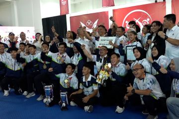 Jawa Barat pertahankan gelar juara umum taekwondo pada PON XXI