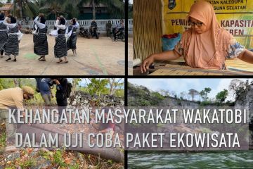 Kehangatan masyarakat Wakatobi dalam uji coba paket ekowisata