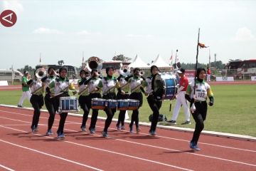 Drumband PON XXI, jadi pembuktian kekuatan fisik dan keindahan seni