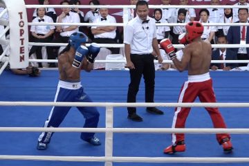 Jakarta tantang Sumut di final kick boxing putra 71 kg