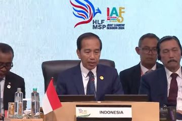 Jokowi tekankan empat poin pada pembukaan KTT IAF ke-2 Bali