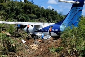 Korban cedera pesawat Trigana yang tergelincir dibawa ke RSUD Serui