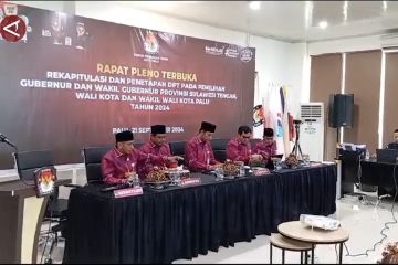 KPU Palu tetapkan jumlah pemilih di Pilkada sebanyak 274.293 orang