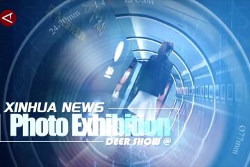 Mengunjungi pameran fotografi Xinhua News