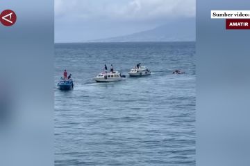 Satu kapal cepat rute Sidangoli - Ternate tenggelam akibat cuaca buruk