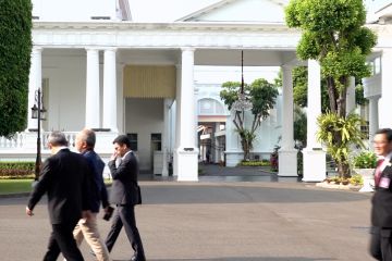 Suasana Istana jelang pertemuan Presiden dengan Paus Fransiskus