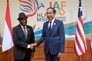 Presiden Jokowi bertemu Presiden Liberia bahas kerja sama sektor sawit