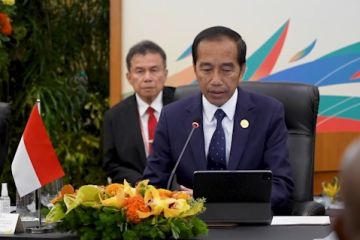 Jokowi bicara soal perjuangan menyetarakan di HLF MSP - IAF 2024