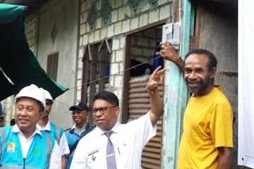 Listrik gratis bagi 8.210 rumah tangga kurang mampu di Papua