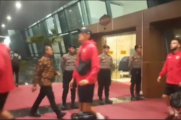 Timnas Indonesia tiba di tanah air usai rebut 1 poin lawan Arab Saudi