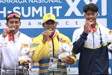 Kalsel boyong emas kedua dari dayung nomor kayak 200 meter