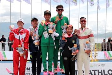 2 atlet Jatim sasar level internasional usai raih emas cabor triathlon