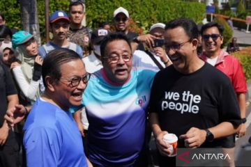 Pramono Anung bertemu Anies dan Ahok jelang debat Pilkada DKI Jakarta