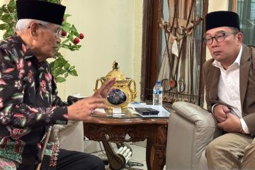 Ridwan Kamil dapat wejangan khusus dari tokoh Betawi Haji Nuri