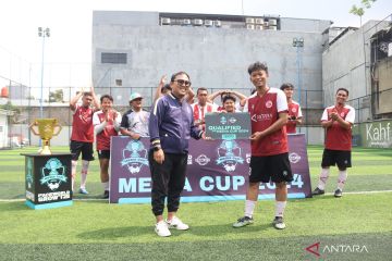 Tim sepak bola Antara lolos dari playoff Media Cup 2024