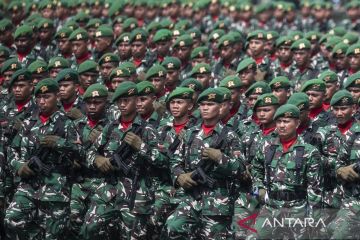 Panglima TNI resmikan lima Batalyon Infranteri PDR