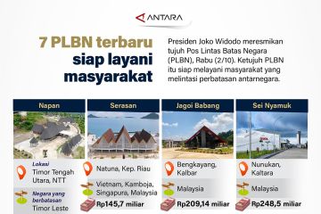 Tujuh PLBN terbaru siap layani masyarakat