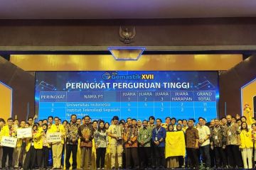 UI raih juara umum Gemastik untuk kesembilan kalinya