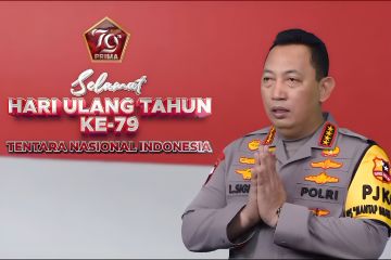 HUT TNI, Kapolri pastikan selalu bersinergi dalam setiap tugas