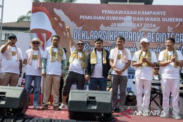 Deklarasi damai Bawaslu Jabar hanya dihadiri 3 orang kontestan