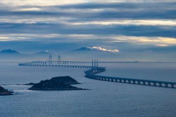 Jembatan Hong Kong-Zhuhai-Makau catat rekor jumlah kendaraan harian