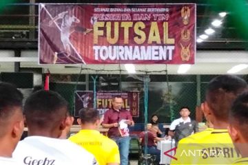 40 tim bertarung di turnamen futsal Piala Panglima TNI di Manado