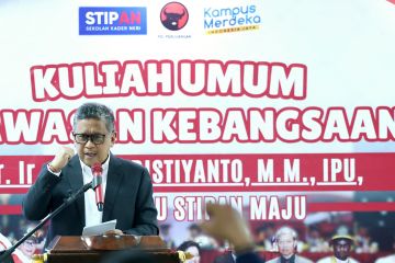 Hasto ajak mahasiswa STIPAN tak takut bangun ide-gagasan untuk bangsa