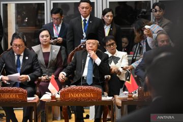 Wapres menekankan kolaborasi pemerintah usai perdagangan ASEAN menurun