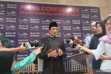 Nasaruddin: Khotbah Imam Besar Masjid Nabawi jadi sejarah di Istiqlal