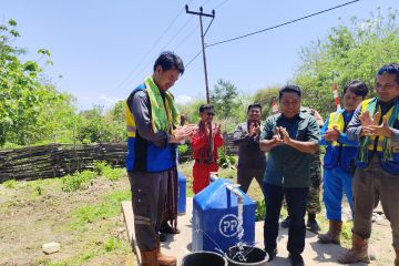 PTPP berikan bantuan sumur bor air bersih ke warga Desa Oelpuah di NTT