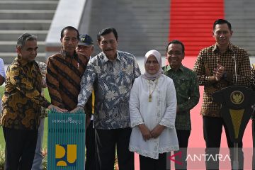 Presiden Jokowi resmikan Istana Negara IKN