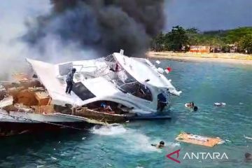 Polda kirim tim Inafis selidiki kebakaran speedboat cagub Maluku Utara