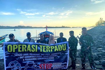 DKP dan Lanal Gorontalo operasi terpadu perairan Laut Sulawesi