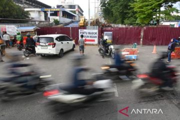 Pengalihan arus lalu lintas di Medan