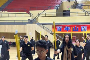 Kisah mahasiswa Indonesia dalami kungfu di kamp bela diri Shanxi China