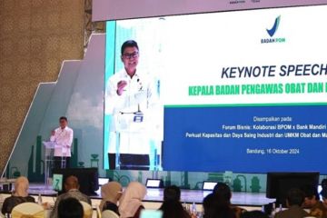 BPOM-Mandiri tingkatkan kapasitas UMKM pangan, obat lewat forum bisnis