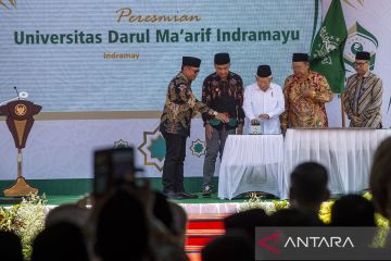 Wapres Ma'ruf Amin resmikan Universitas Darul Ma'arif Indramayu