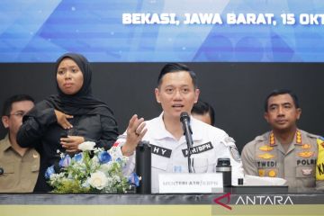 AHY berharap Kementerian ATR/BPN lanjutkan kerja keras di pertanahan