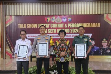 Forkopimda Jember terima penghargaan Kak Seto Award 2024