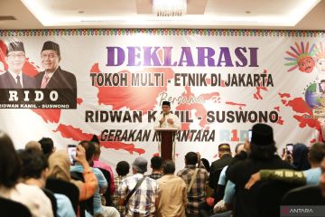 Puluhan komunitas etnik di Jakarta dukung pasangan RIDO 